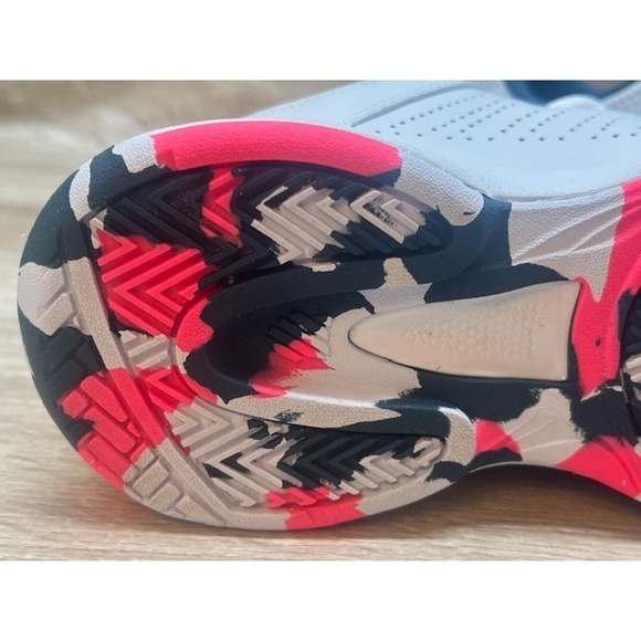 K-Swiss Kids Court Express 2 Tennis Shoes White/Stargazer/Neon - Big Kid Size 6 - Picture 10 of 13